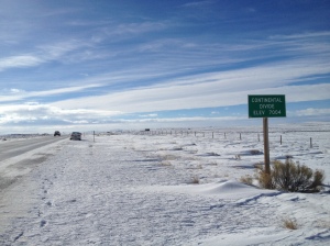 Continental Divide between I-80 and Baggs, WY