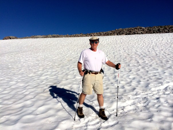 Snow on hike to Old Snowy Mtn