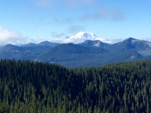 Mt. Rainier heading into Snoqualmie Pass