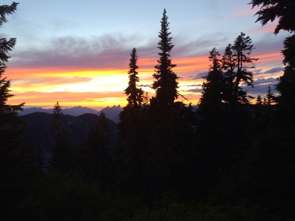 Sunset from Campsite