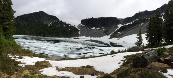 Iceberg Lake below Table Mountain