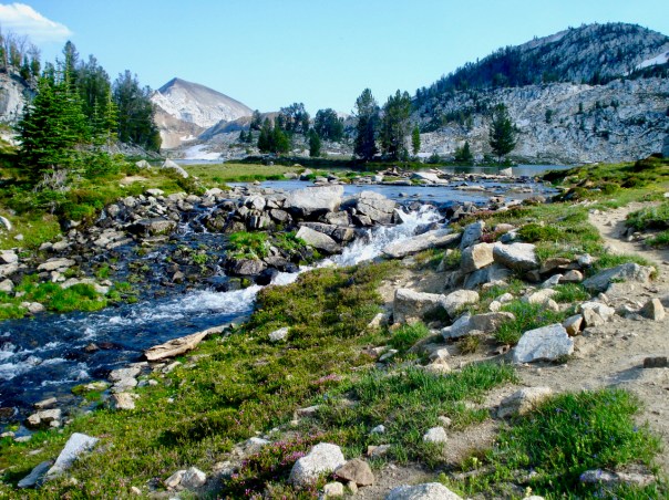 EagleCap2012 - StreamOutOfGlacierLake