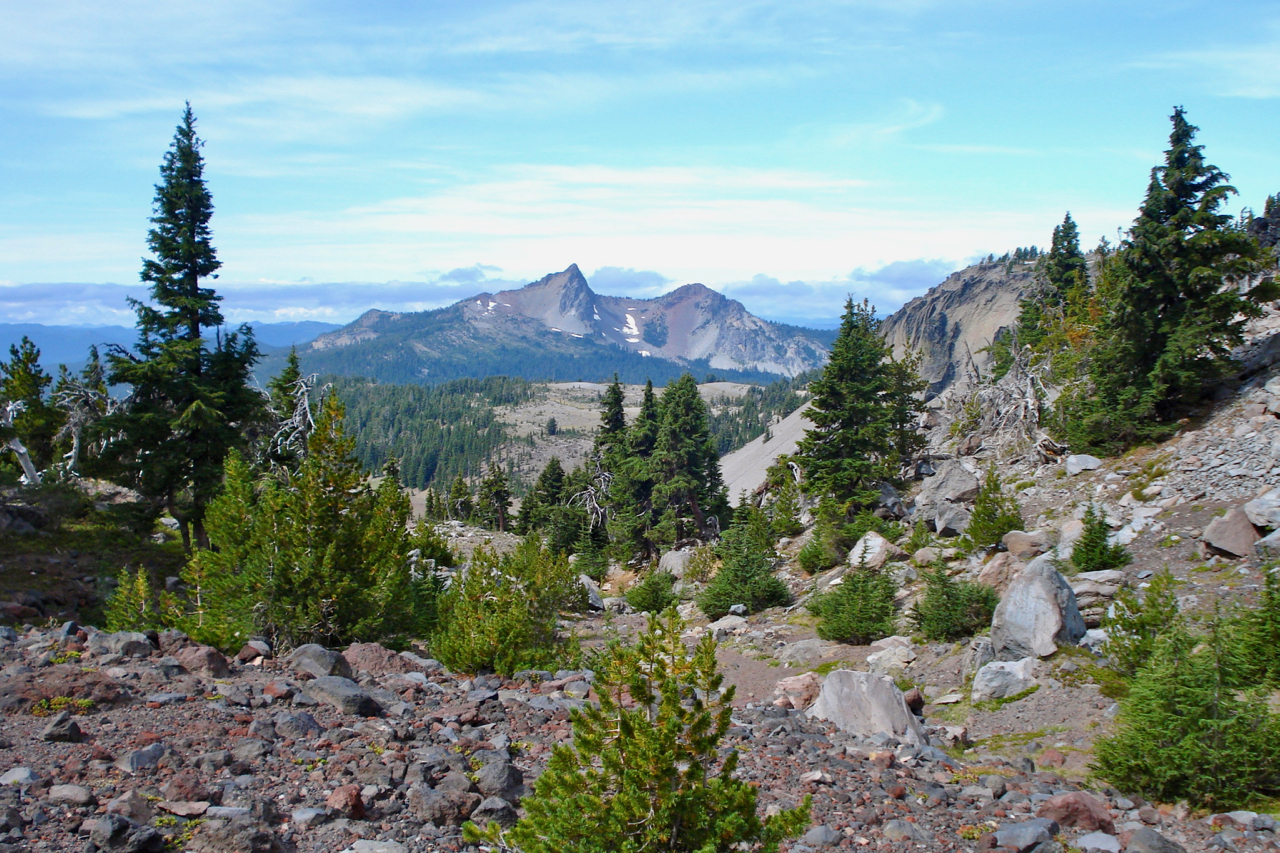 Husband Peak coming down Separation Creek
