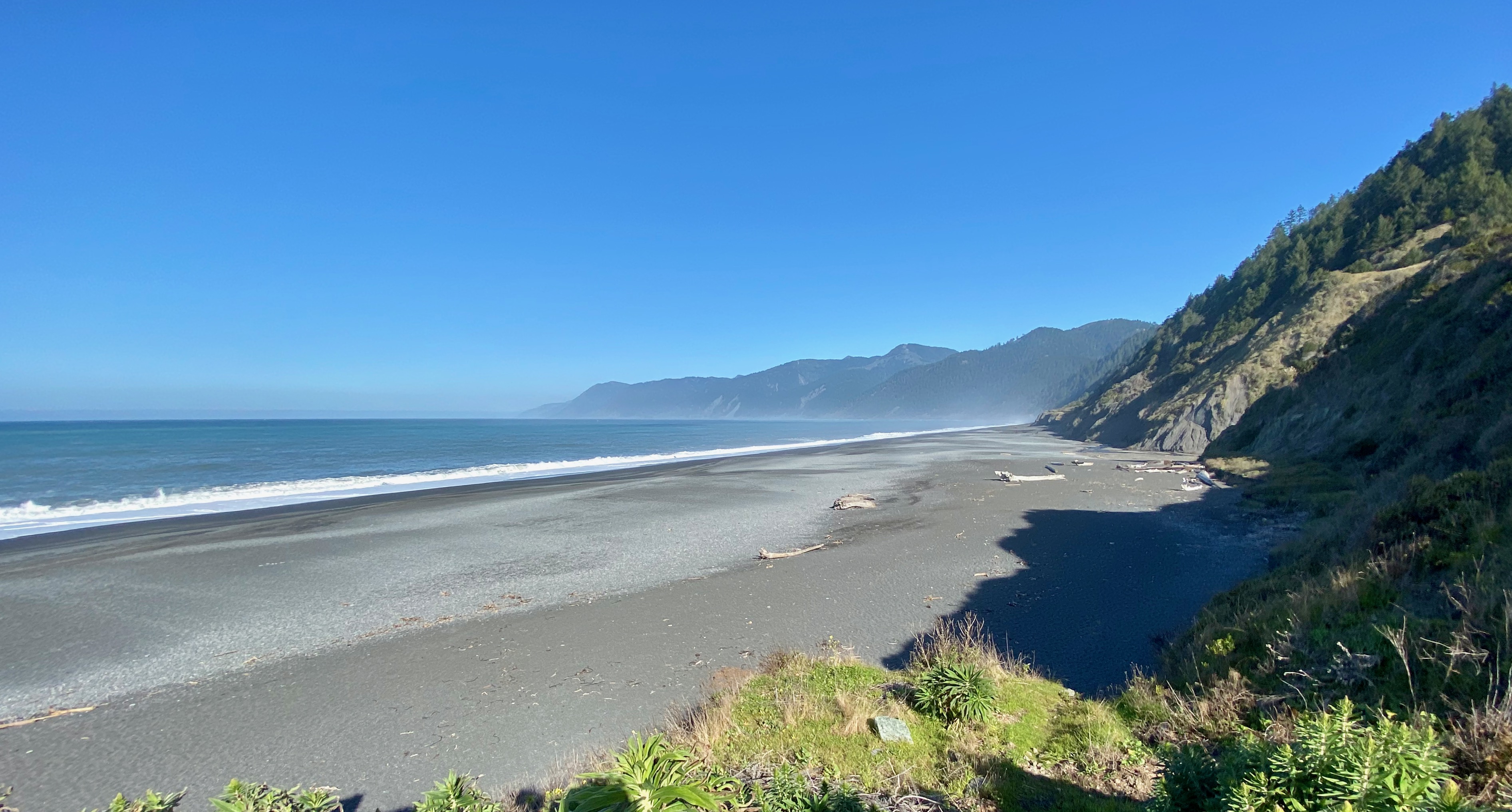 View North from Black Sands Trailhead