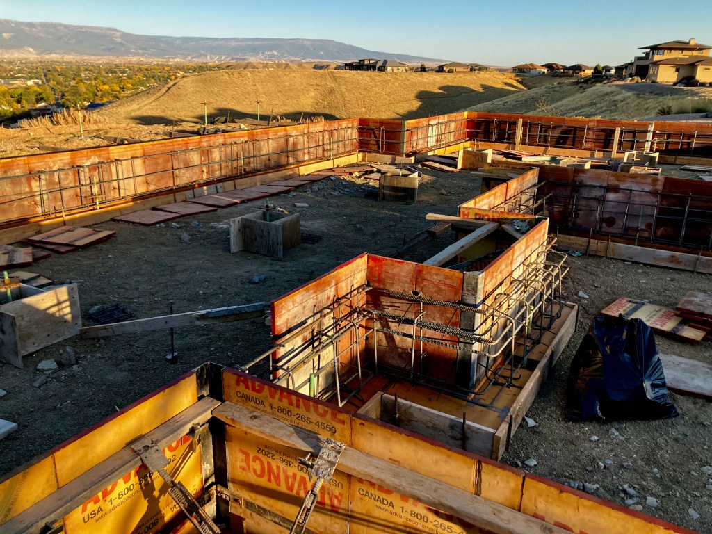 Foundation Rebar Work